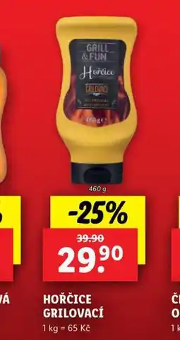 Lidl Hořčice grilovací nabídka