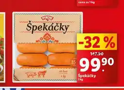 Lidl Špekáčky nabídka