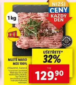 Lidl Mleté maso mix nabídka