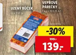 Lidl Uzený bůček nabídka