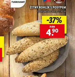 Žitný rohlík s posypem