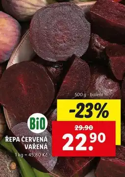 Lidl Řepa červená vařená nabídka