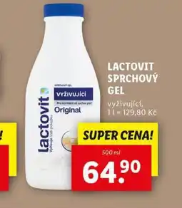 Lidl Lactovit sprchový gel nabídka