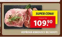 Lidl Vepřová krkovice bez kosti nabídka