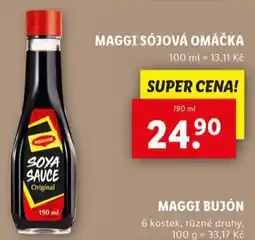 Lidl Maggi sójová omáčka nabídka