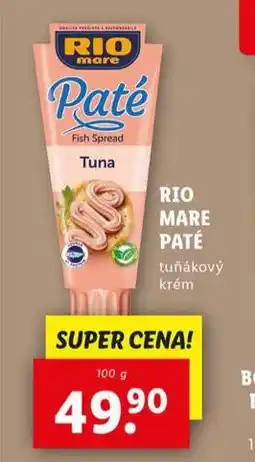 Lidl Rio mare paté nabídka