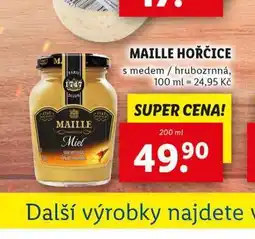 Lidl Maille hořčice nabídka