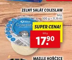 Lidl Zelný salát coleslaw nabídka