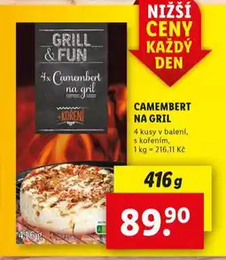 Lidl Camembert na gril nabídka
