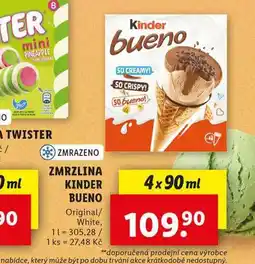 Lidl Zmrzlina kinder bueno nabídka