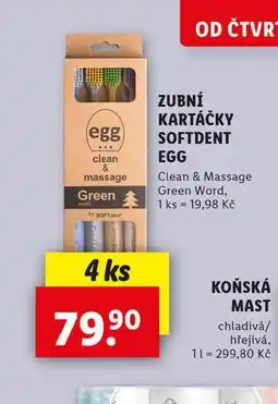 Lidl Zubní kartáčky softdent egg nabídka