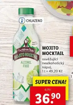 Lidl Mojito mocktail nabídka
