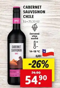Lidl Cabernet sauvignon chile nabídka