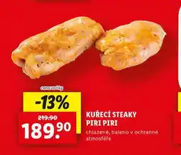 Lidl Kuřecí steaky piri piri nabídka