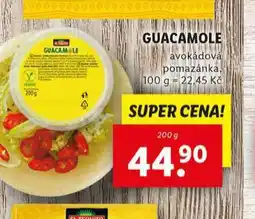 Lidl Guacamole nabídka