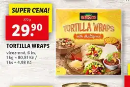 Lidl Tortilla wraps nabídka