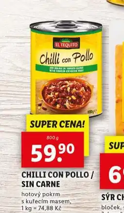 Lidl Chilli con pollo nabídka