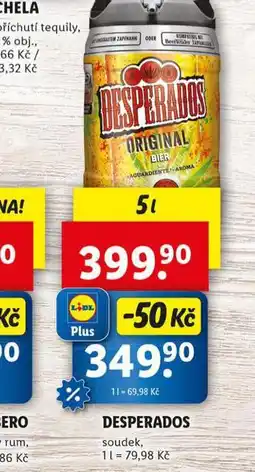 Lidl Desperados nabídka