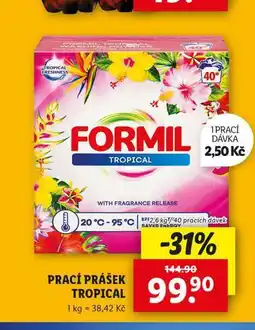 Lidl Formil prací prášek nabídka