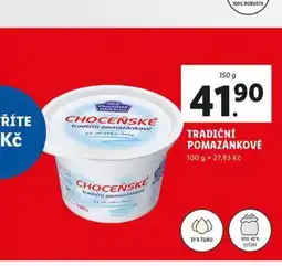 Lidl Choceňské tradiční pomazánkové nabídka