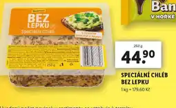 Lidl Speciální chléb bez lepku nabídka