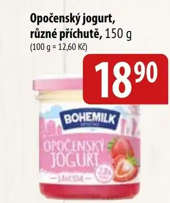 Bala BOHEMILK Opočenský jogurt nabídka