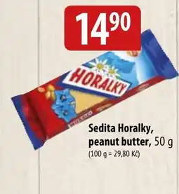 Bala SEDITA Horalky, peanut butter nabídka