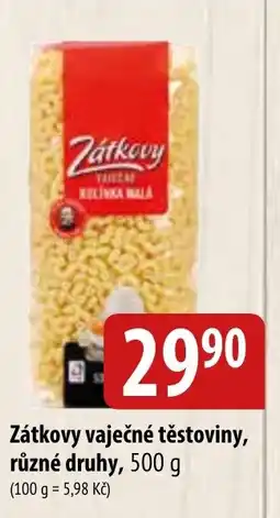 ZÁTKOVY vaječné těstoviny