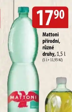 Bala MATTONI přírodní nabídka