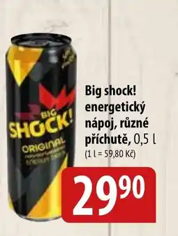 Bala BIG SHOCK energetický napoj nabídka