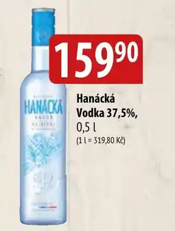 Bala HANÁCKÁ Vodka 37,5%, nabídka