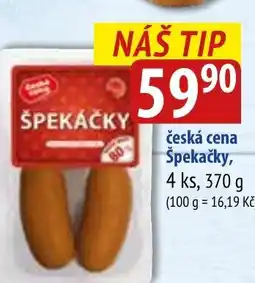 Bala Česká cena Špekačky nabídka