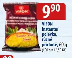 Bala VIFON instantní polévka nabídka