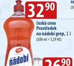 Bala Česká cena Prostředek na nádobí grep nabídka