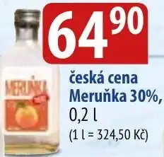 Bala Česká cena MERUŇKA 30%, nabídka