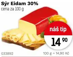 Konzum Sýr Eidam 30% nabídka