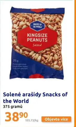 Action Solené arašídy Snacks of the World nabídka