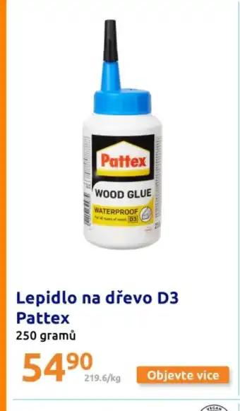 Action Lepidlo na dřevo D3 PATTEX nabídka