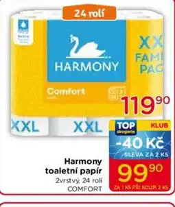 TOP drogerie Harmony toaletní papír nabídka