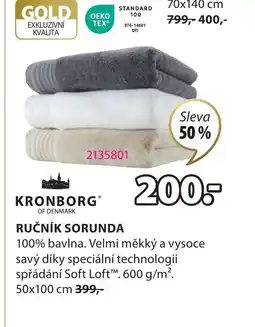 JYSK Ručník sorunda nabídka