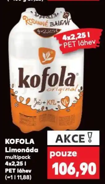 Kaufland KOFOLA Limonáda nabídka