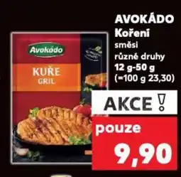 Kaufland AVOKÁDO Koření nabídka