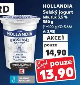 Kaufland HOLLANDIA Selský jogurt nabídka
