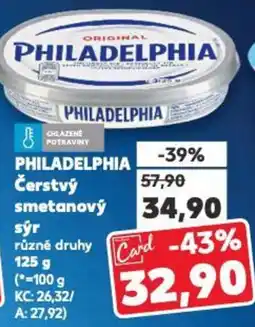 PHILADELPHIA Čerstvý smetanový sýr