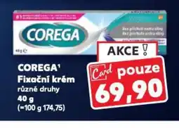 Kaufland COREGA Fixační krém nabídka