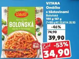 Kaufland VITANA Omáčka s těstovinami nabídka