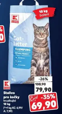 Kaufland Stelivo pro kočky nabídka