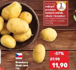 Kaufland Brambory žluté rané nabídka