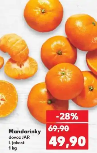 Kaufland Mandarinky nabídka