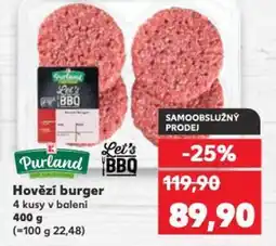 Kaufland Hovězí burger nabídka